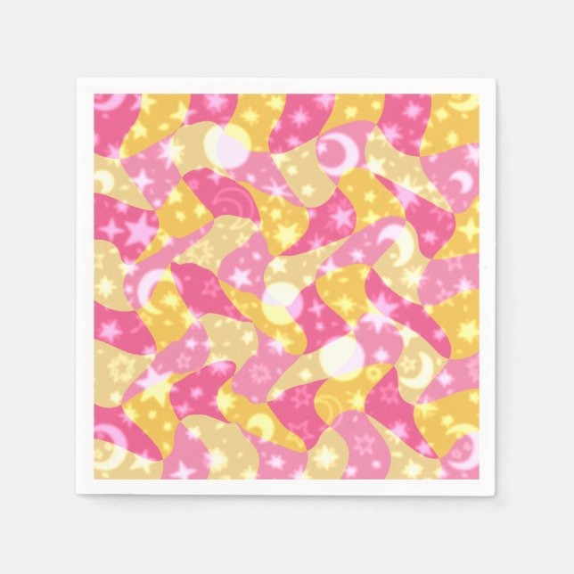 Celestial Candy Swirls  Napkin (Front)