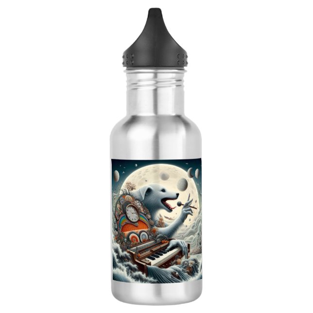 Celestial Canis Pianist 532 Ml Water Bottle (Left)