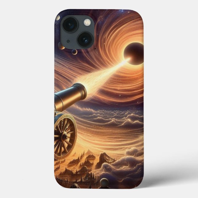 Celestial Cannon: Blast of Cosmic Energy Case-Mate iPhone Case (Back)