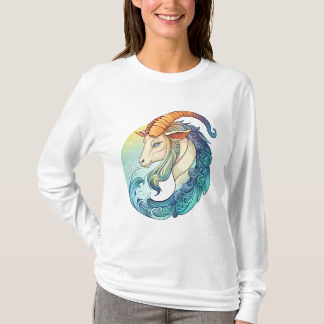 Celestial Capricorn Essence T-Shirt (Front)