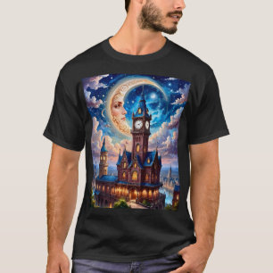 Celestial Castle and Moon Face Tee