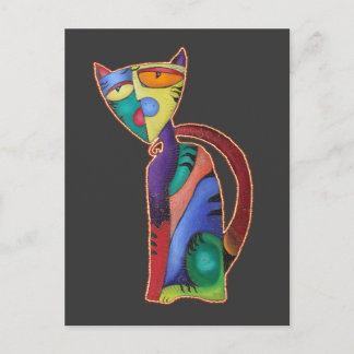 Celestial Cat Postcard
