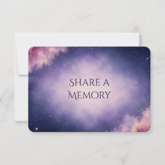 Celestial Celebration of Life Memory Card