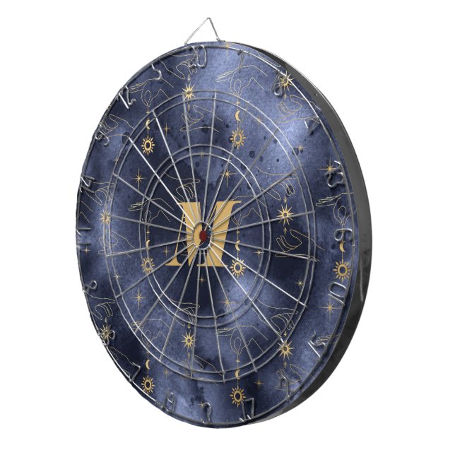 Celestial celebrations Tarot Card Hand Astrologer Dartboard (Front Right)