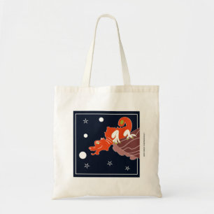Celestial Chinese Dragon Moonlit Fantasy Art Tote Bag