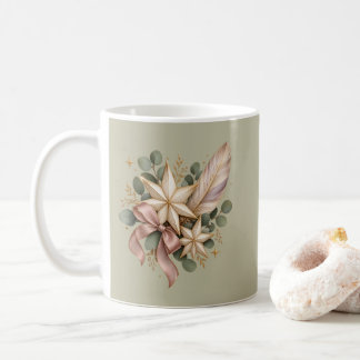 Celestial Christmas Elegance Coffee Mug