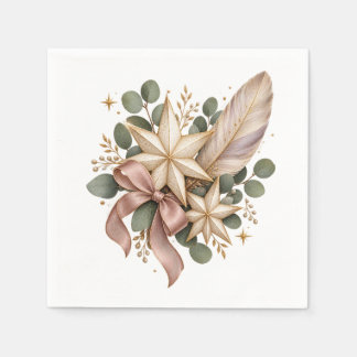 Celestial Christmas Elegance Napkin