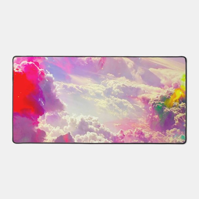 celestial clouds desk mat (Front)