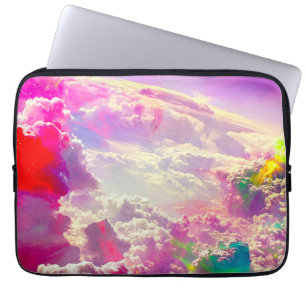 celestial clouds laptop sleeve