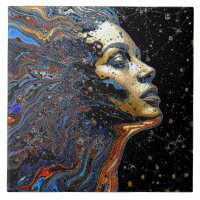 "Celestial Cognition" – A Surreal Portrait