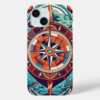 Celestial Compass iPhone 15 Case