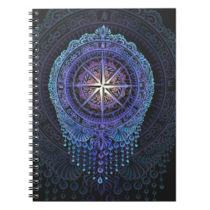 Celestial Compass Mandala Notebook