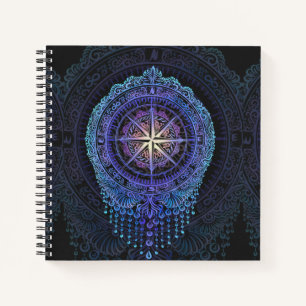 Celestial Compass Mandala Notebook