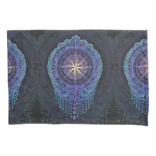Celestial Compass Mandala Pillowcase