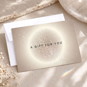 Celestial Confetti Glow Gold Gift Certificate