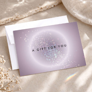 Celestial Confetti Glow Purple Gift Certificate