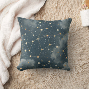 Celestial Constellation Star Pattern (4) Cushion