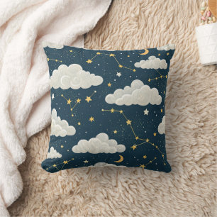Celestial Constellation Star Pattern (6) Cushion