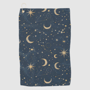 Celestial Constellation - Starry Night (1) Golf Towel