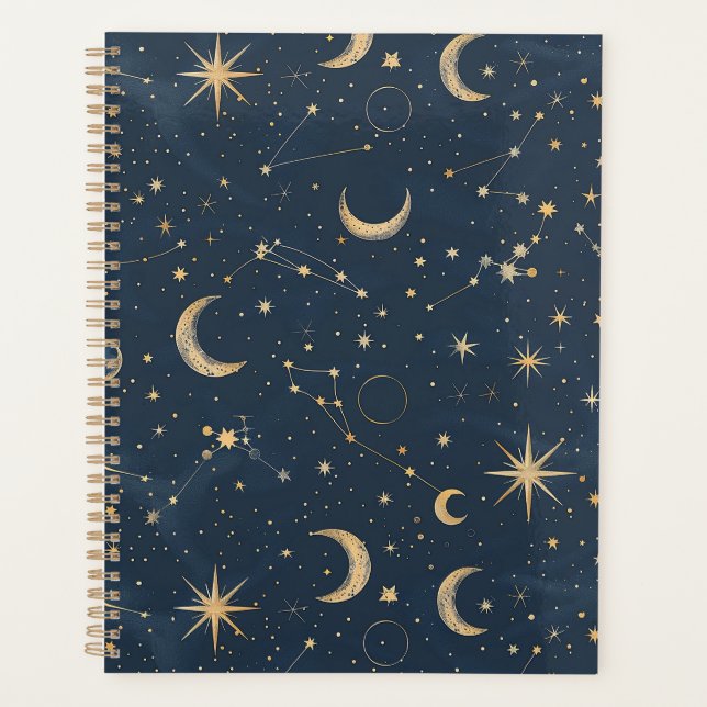 Celestial Constellation - Starry Night (1) Planner (Front)
