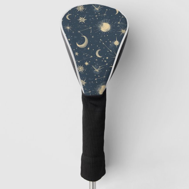 Celestial Constellation - Starry Night (2) Golf Head Cover (Front)