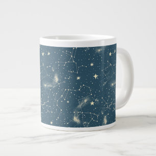 Celestial Constellation - Starry Night (2) Large Coffee Mug