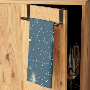 Celestial Constellation - Starry Night (2) Tea Towel
