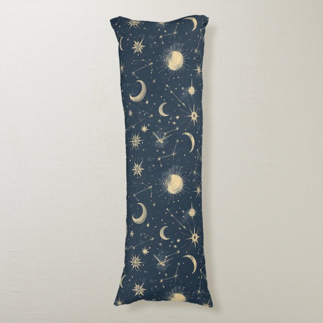 Celestial Constellation - Starry Night (3) Body Cushion (Front Vertical)