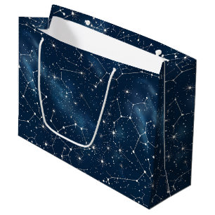 Celestial Constellation - Starry Night (4) Large Gift Bag