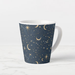 Celestial Constellation - Starry Night (4) Latte Mug