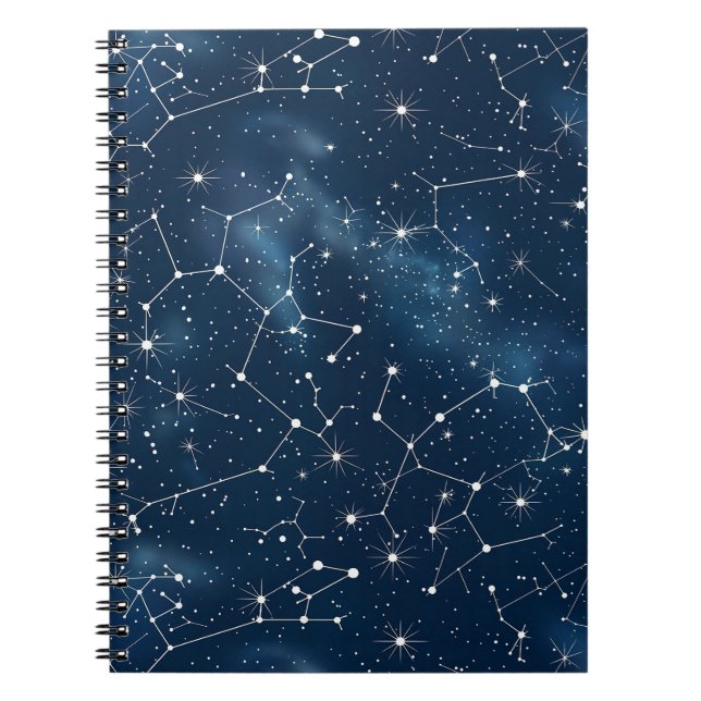 Celestial Constellation - Starry Night (4) Notebook (Front)