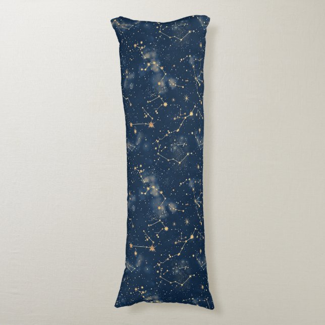 Celestial Constellation - Starry Night (5) Body Cushion (Front Vertical)