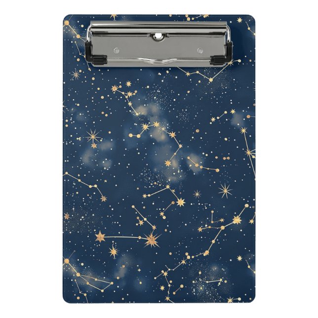 Celestial Constellation - Starry Night (5) Mini Clipboard (Front)