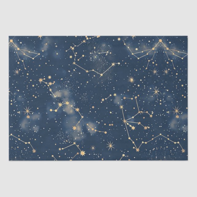 Celestial Constellation - Starry Night (5) Tissue Paper (Front)