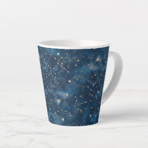 Celestial Constellation - Starry Night (6) Latte Mug