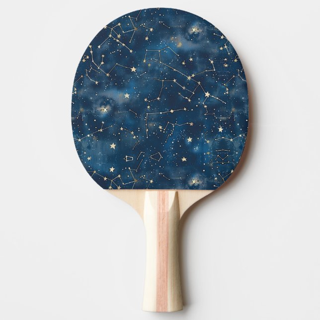 Celestial Constellation - Starry Night (6) Ping Pong Paddle (Front)