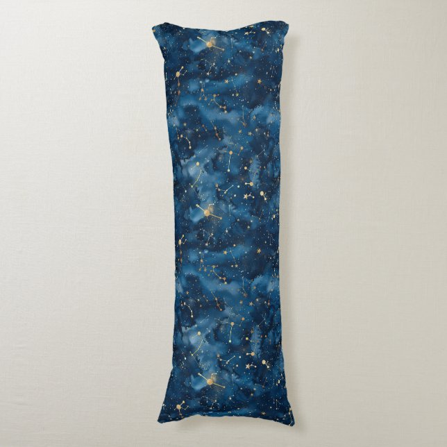 Celestial Constellation - Starry Night (7) Body Cushion (Front Vertical)