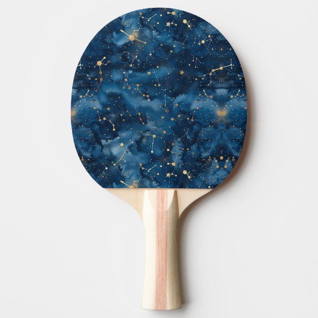 Celestial Constellation - Starry Night (7) Ping Pong Paddle (Front)