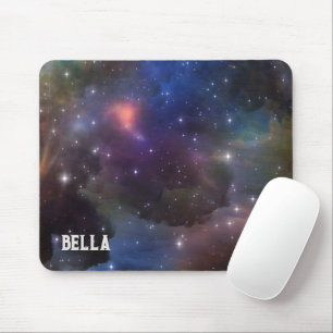 Celestial Cosmic Galaxy Pattern Mouse Pad