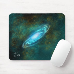 Celestial Cosmic Galaxy Pattern Mouse Pad
