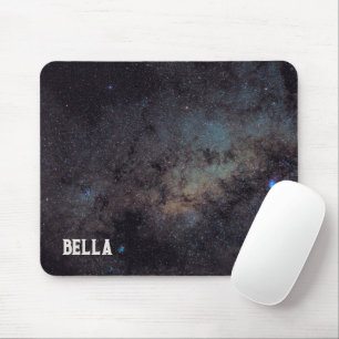 Celestial Cosmic Galaxy Pattern Mouse Pad