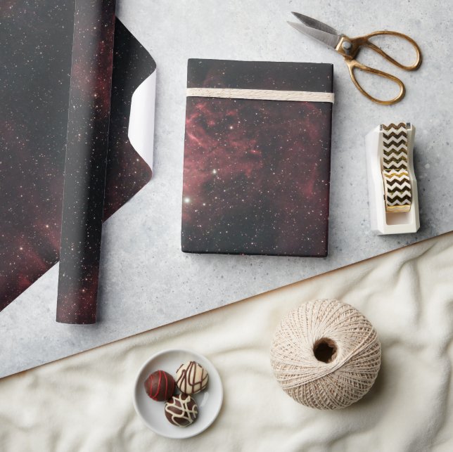 Celestial Cosmic Galaxy Pattern Wrapping Paper (Crafts)