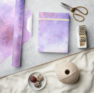 Celestial Cosmic Galaxy Pattern Wrapping Paper