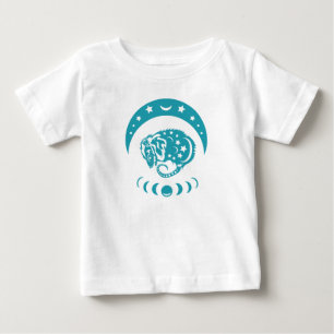 Celestial Crecent Moon Possum Whimsical Nature Baby T-Shirt