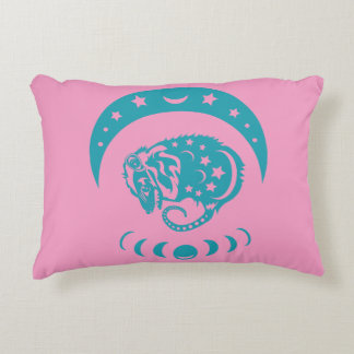 Celestial Crecent Moon Possum Whimsical Nature  Decorative Cushion
