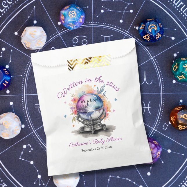 Celestial Crystal Ball Astrology Baby Shower  Favour Bag (Creator Uploaded)