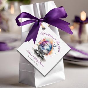 Celestial Crystal Ball Astrology Baby Shower  Favour Tags