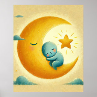 Celestial Cuddles Poster