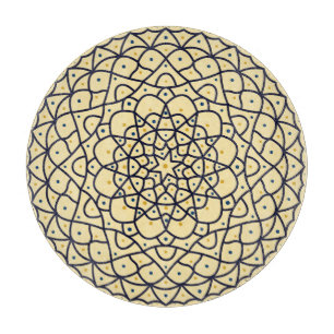 Celestial Day Glass Cutting Board
