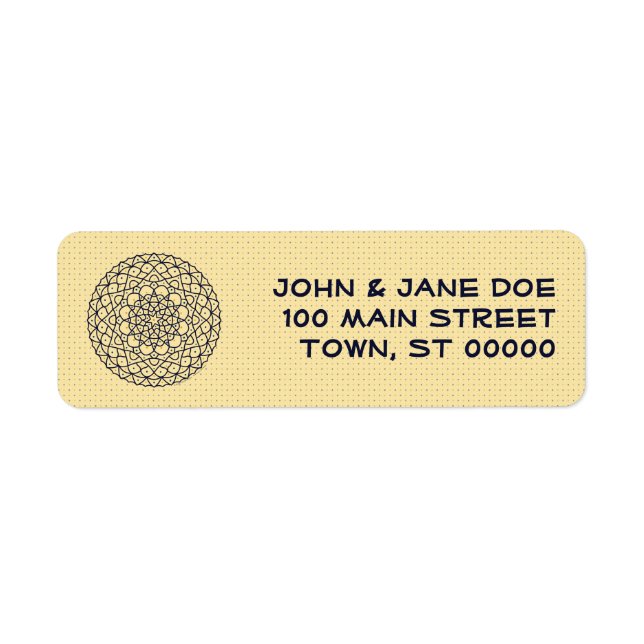 Celestial Day Return Address Label (Front)